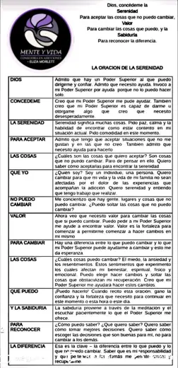 Oración de la serenidad