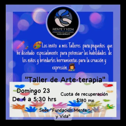 Cartel de arte terapia